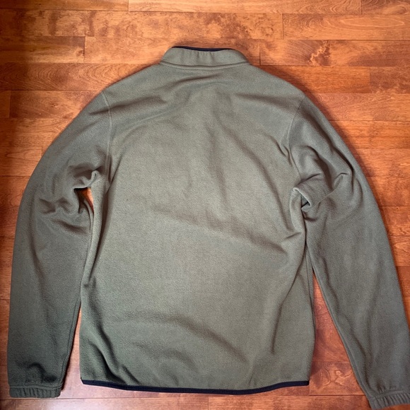 Nike olive green sherpa fleece quarter zip - Picture 2 of 8